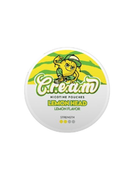 C.R.E.A.M | Lemon Head | Nic Pouches | Light 4mg