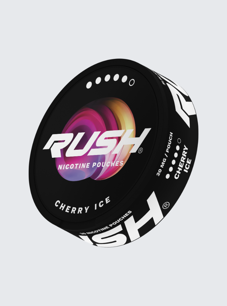 RUSH | Cherry Ice | Nic Pouches | Extreme 20mg