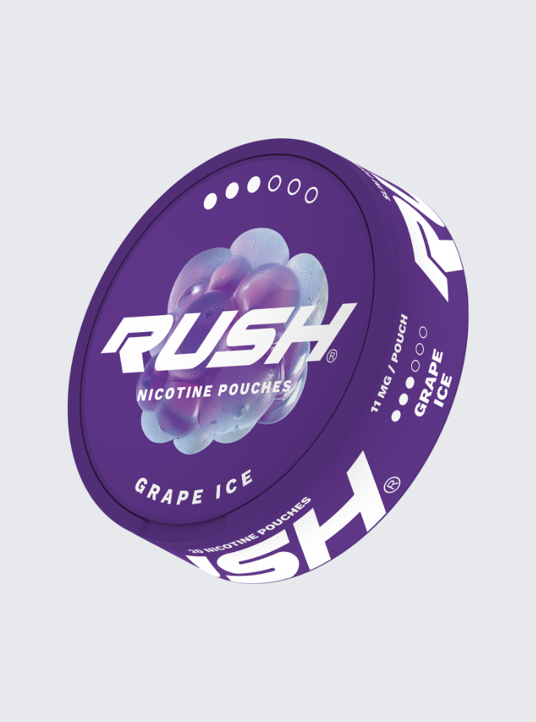 RUSH | Grape Ice | Nic Pouches | Pro 11mg