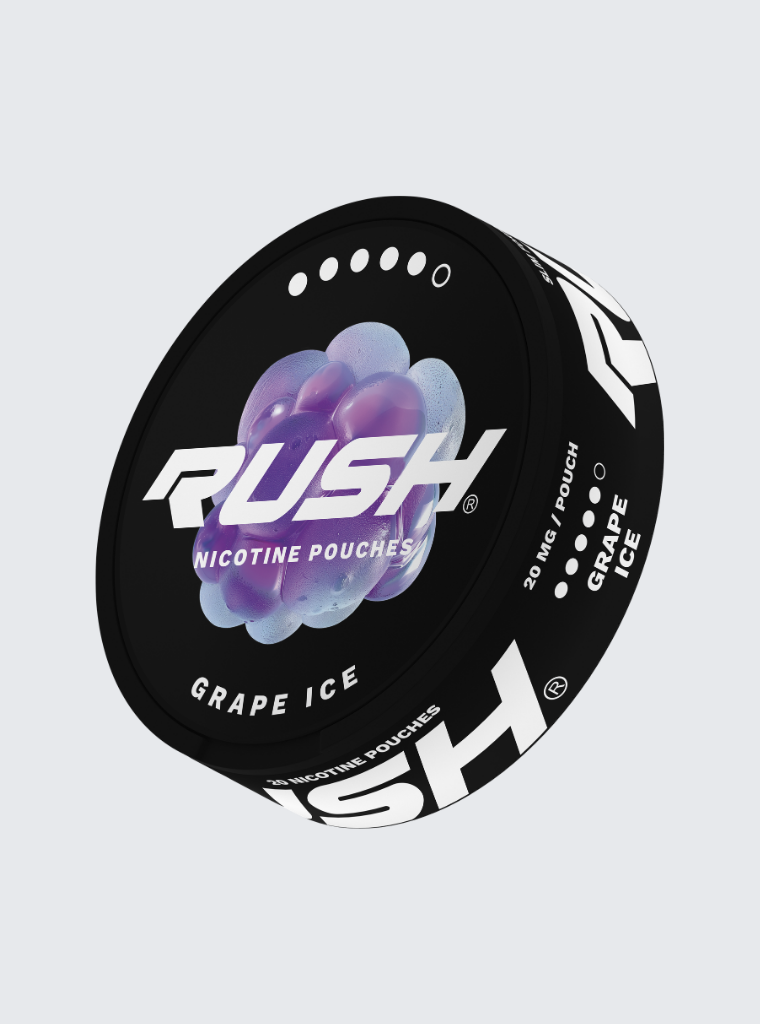 RUSH | Grape Ice | Nic Pouches | Extreme 20mg