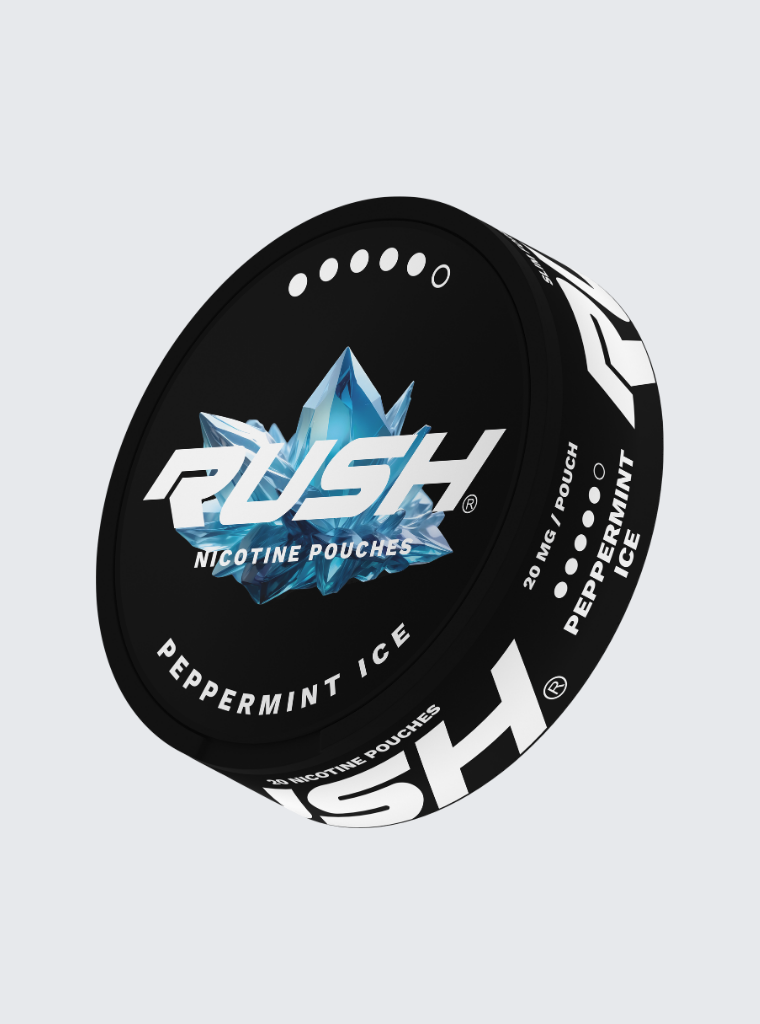 RUSH | Peppermint Ice | Nic Pouches | Extreme 20mg