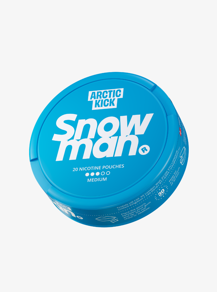 Snowman | Arctic Kick | Nic Pouches | Medium 9mg
