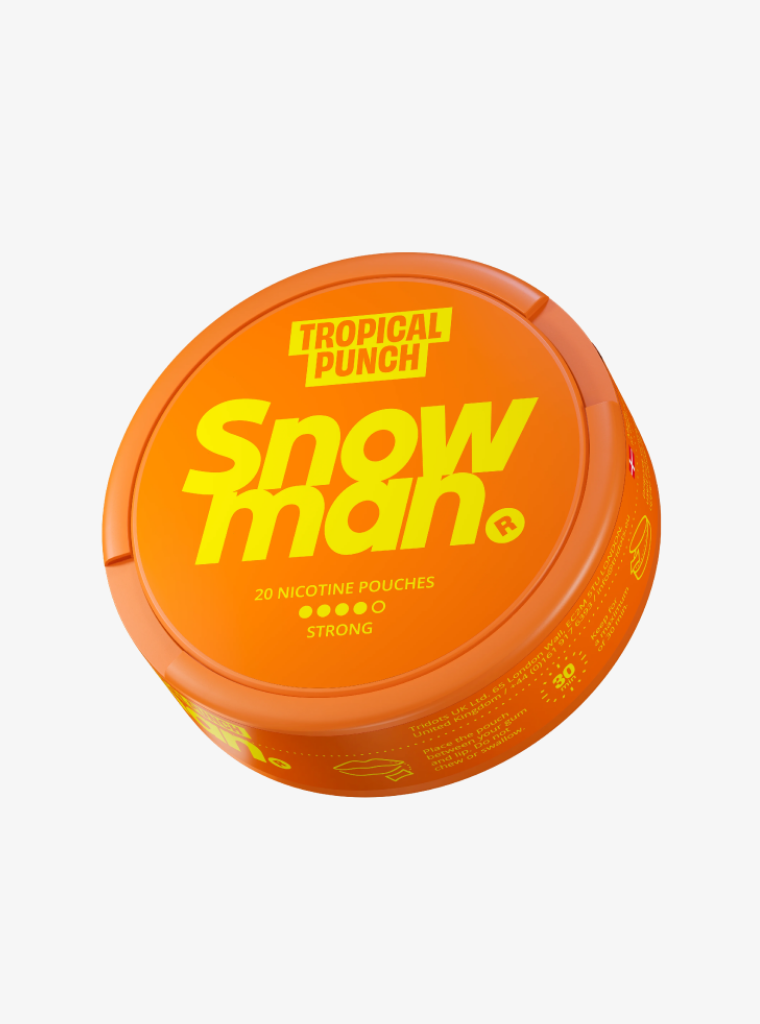 Snowman | Tropical Punch | Nic Pouches | Strong 12mg